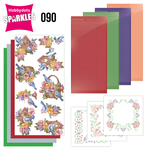 Sparkles Set 90 - Yvonne Creations - Birdhouse With Birds