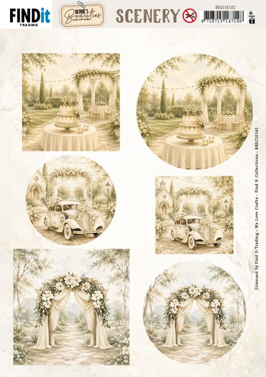 Find It Collection - Scenery Push Out - Wedding Elegance