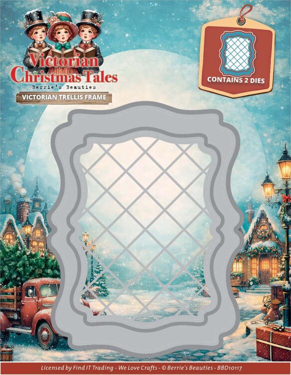 Dies - Berries Beauties - Victorian Christmas Tales - Victorian Trellis Frame