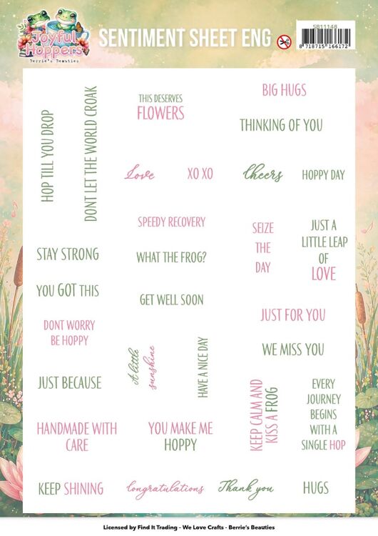 Berries Beauties - Joyful Hoppers- Push Out - Sentiments - ENG