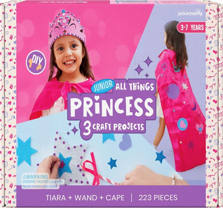 Junior All Things Princess 3-in-1-Bastelset
