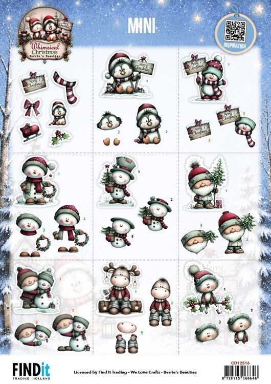 Stanzbogen – Berries Beauties – Whimsical Christmas – Mini