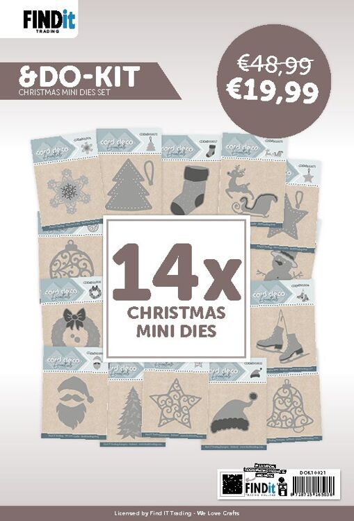And Do – Bastelset – HJ258 – Mini-Stanzformen für Weihnachten