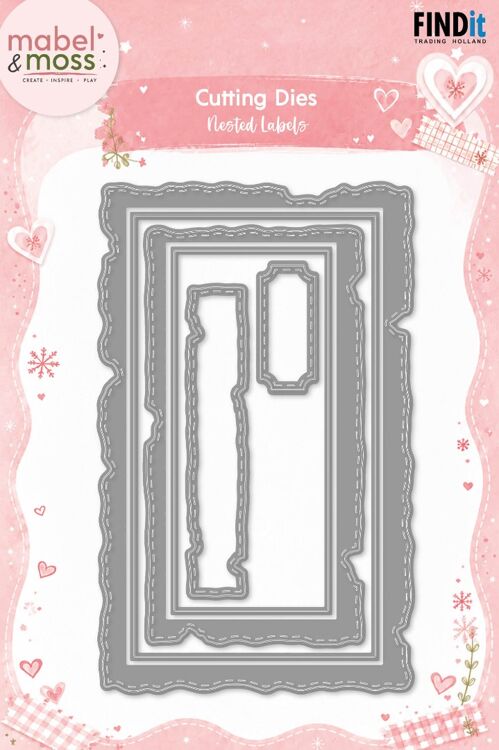 Mabel and Moss Cutting Dies - Nested Labels