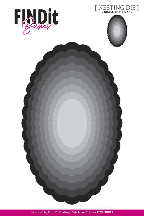 Find It Basics - Nesting Dies - Scalloped Oval